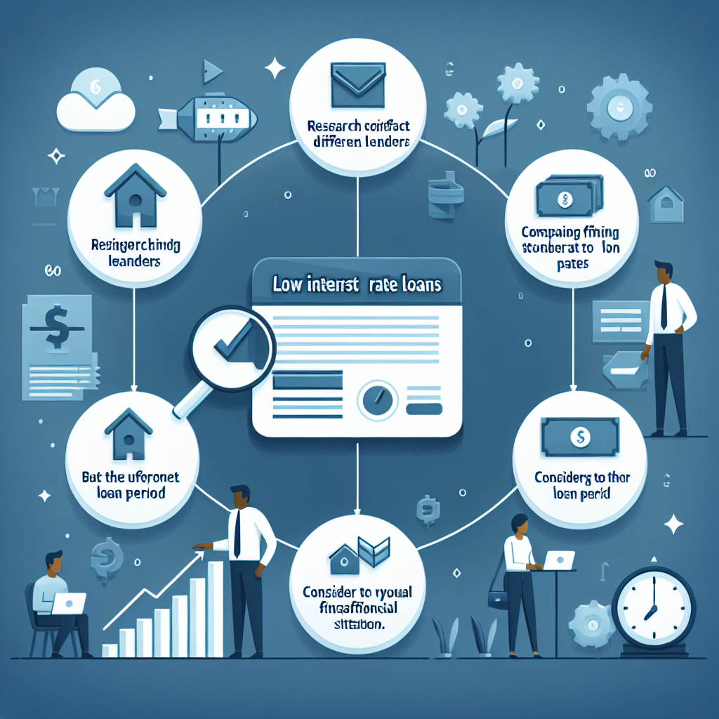 저금리 대출 찾는 법: 최적의 대출 조건을 찾는 방법