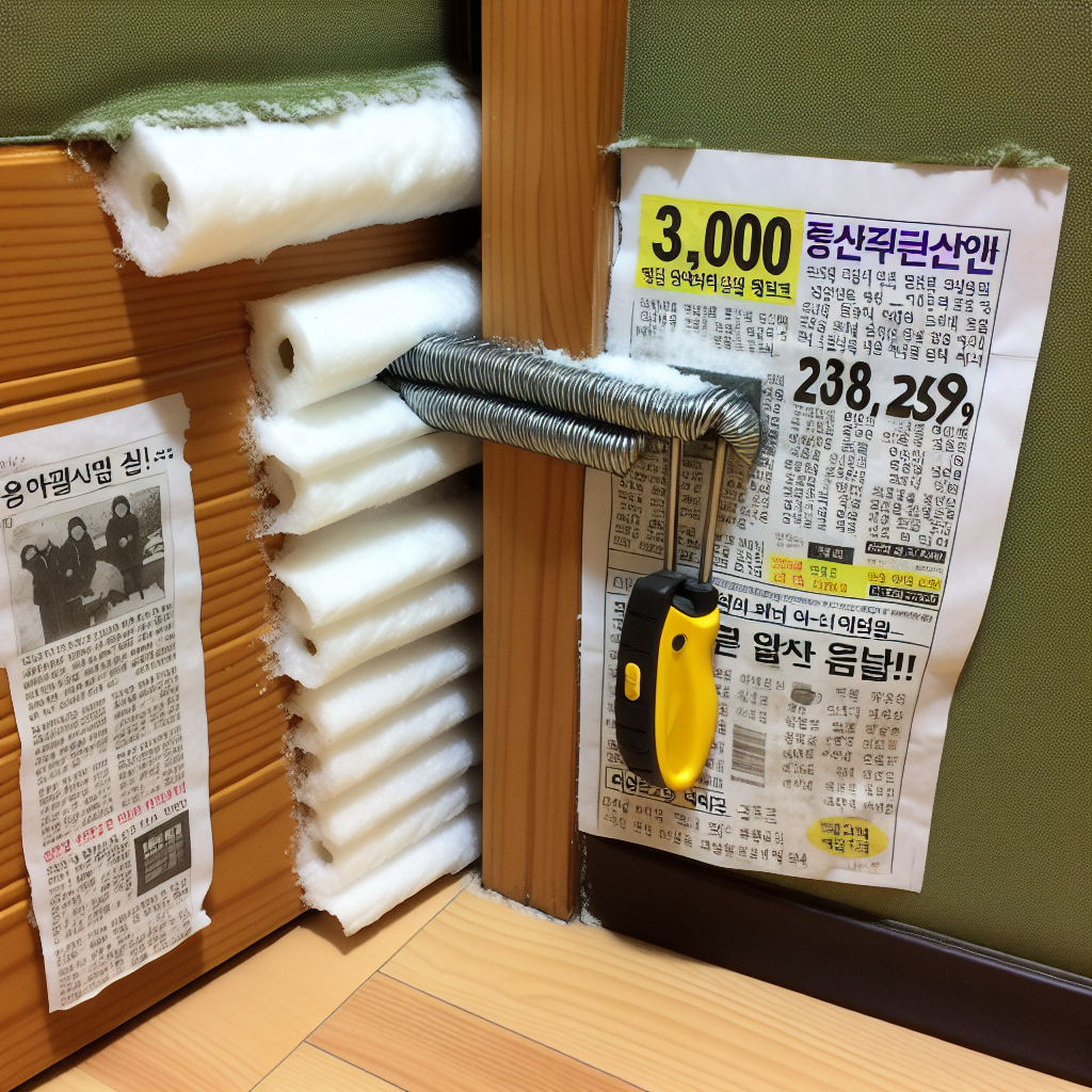 방문 틈새 바람막이 3천 원으로 해결한 겨울철 보온 꿀팁