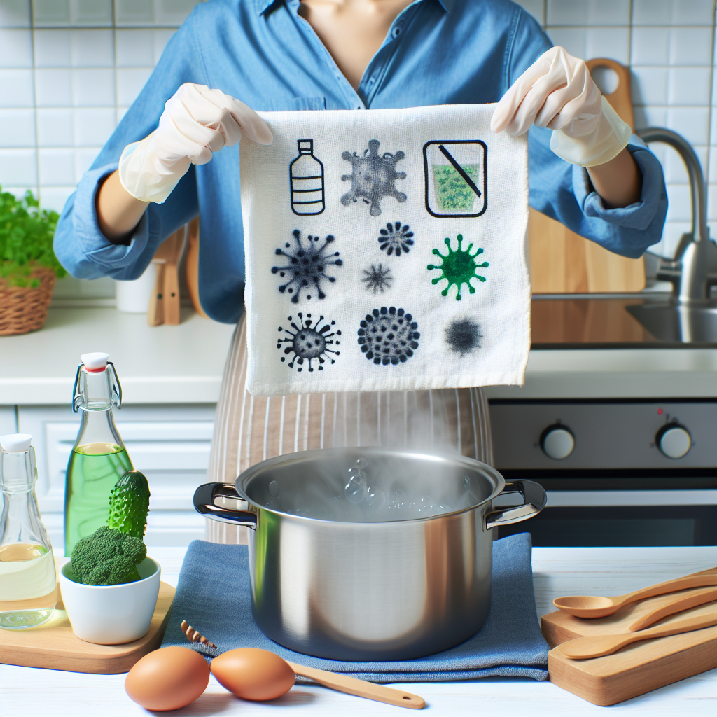 행주 삶지 않아도 세균 걱정 없는 세척법 공개