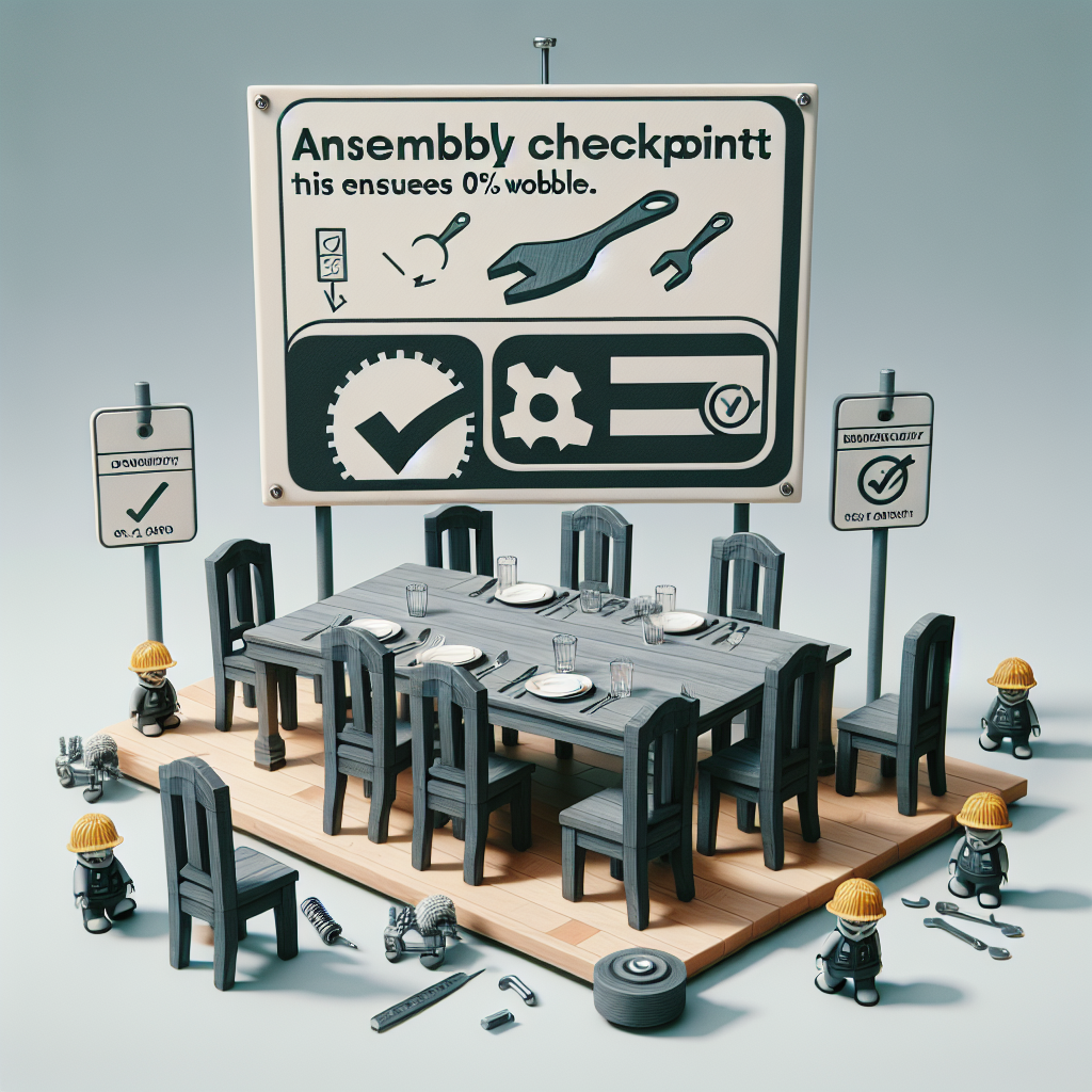 식탁 의자 흔들림 0% 만드는 조립 체크포인트